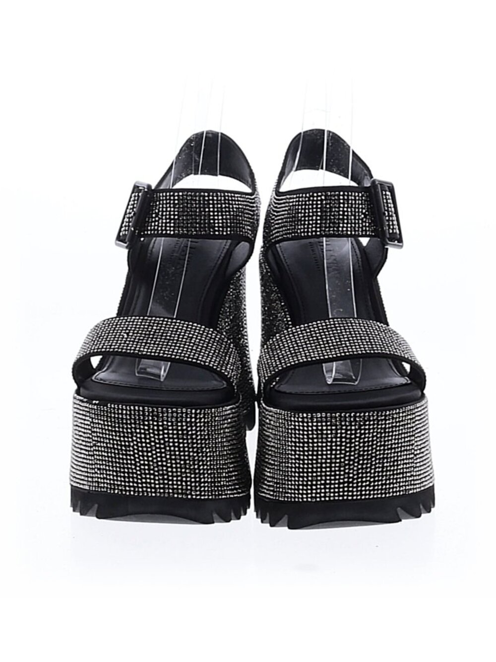 KILLSTAR Night Queen Statement Diamanté Platform Sandal - Picture 3 of 9